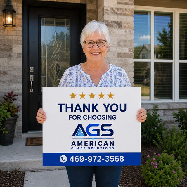 Happy AGS customer in Dallas TX